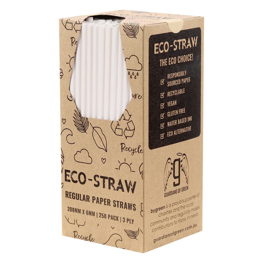 3 Ply Paper Straw Dispenser Packs