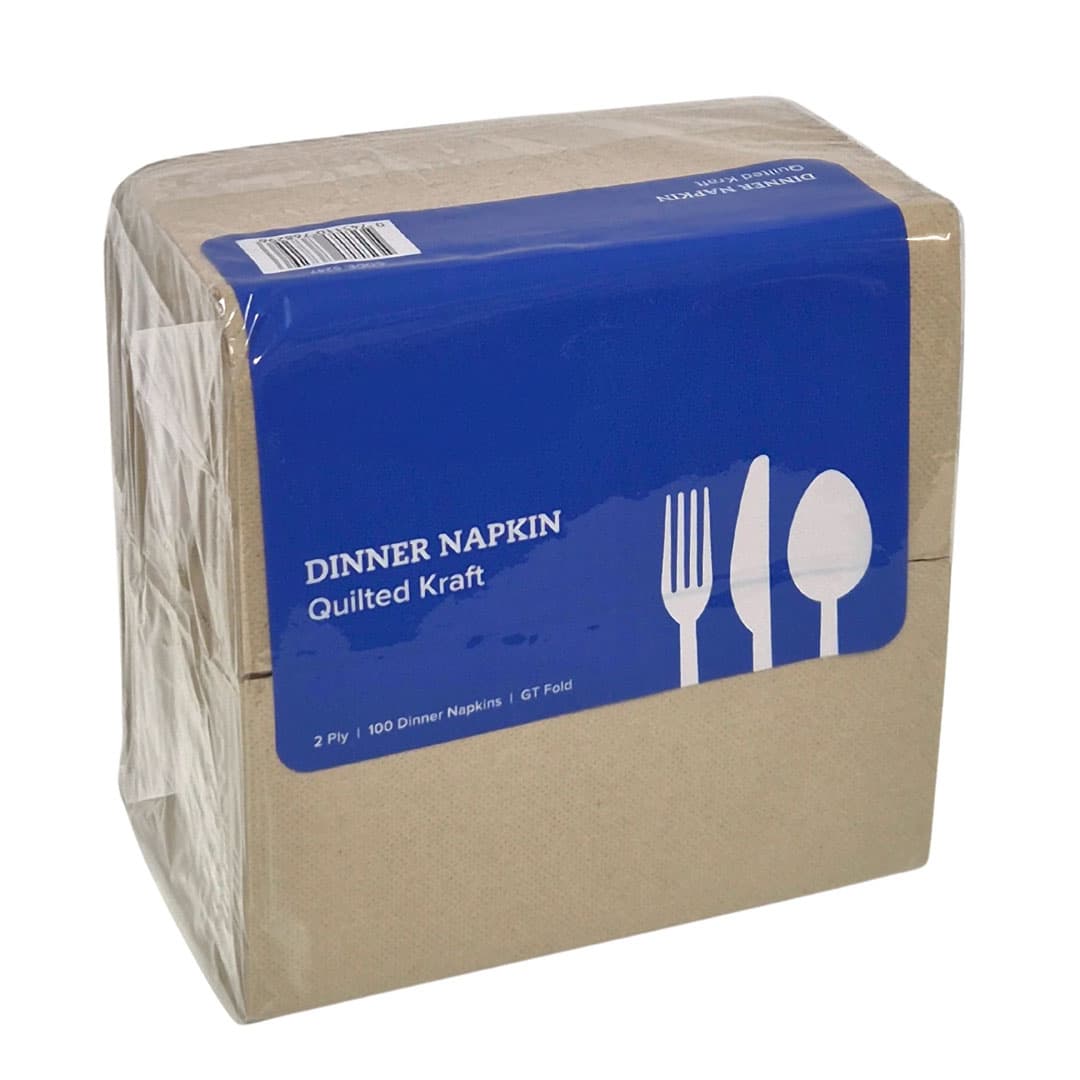 2 Ply 1/8 Fold Quilted Dinner Napkins