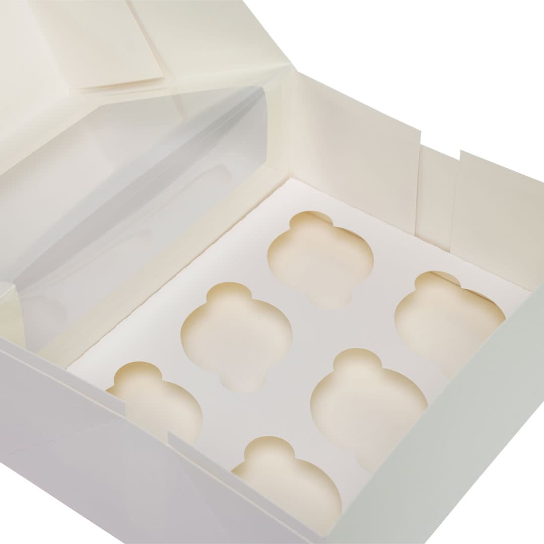 Premium Window Cake Box Cupcake Inserts