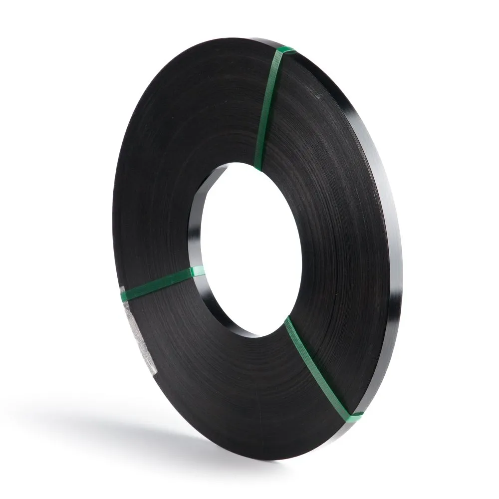 Black Ribbon Wound Steel Strapping