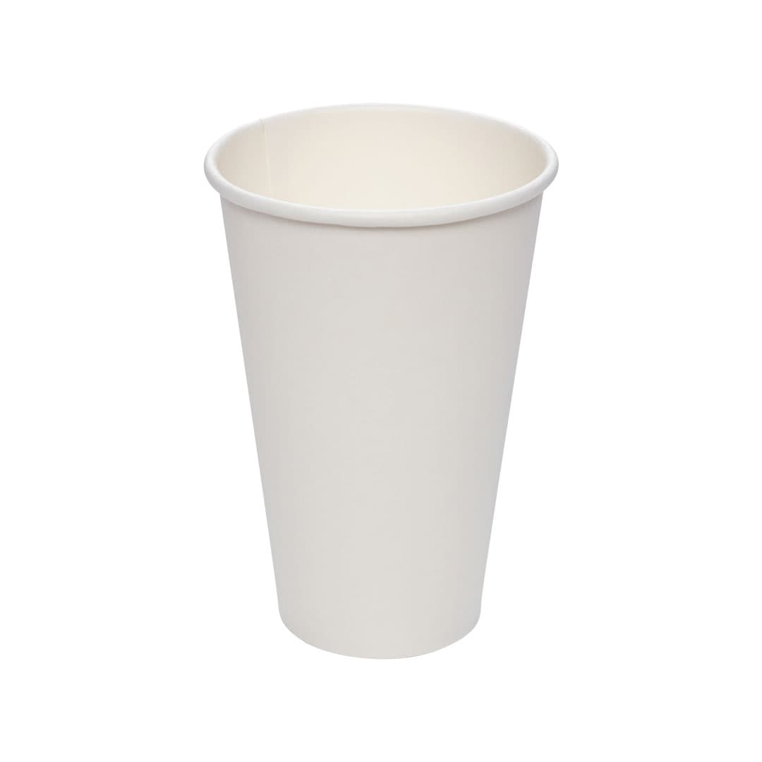 White Single Wall Coffee Cups