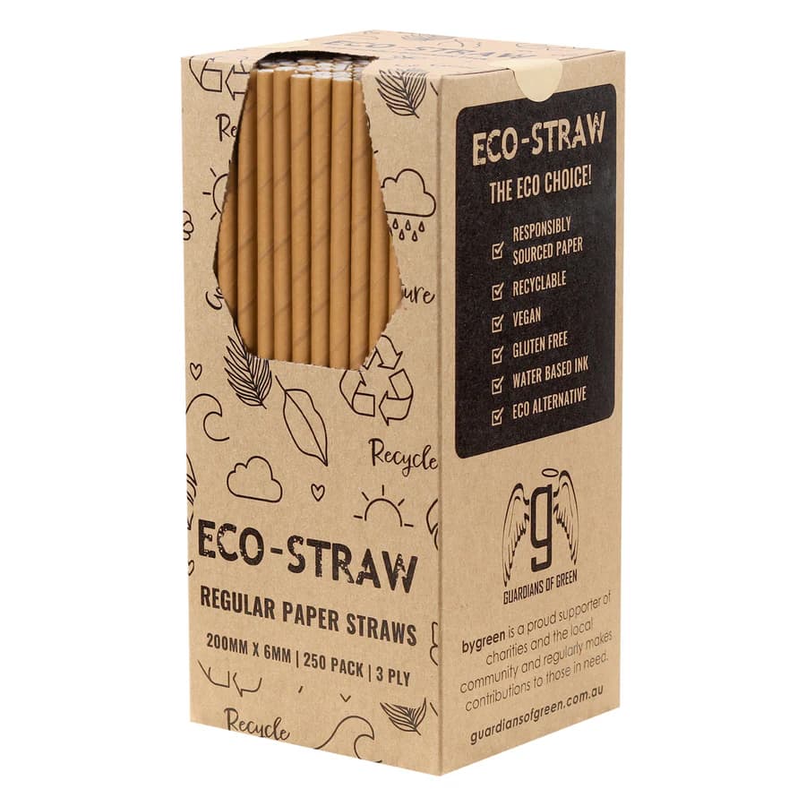 3 Ply Paper Straw Dispenser Packs