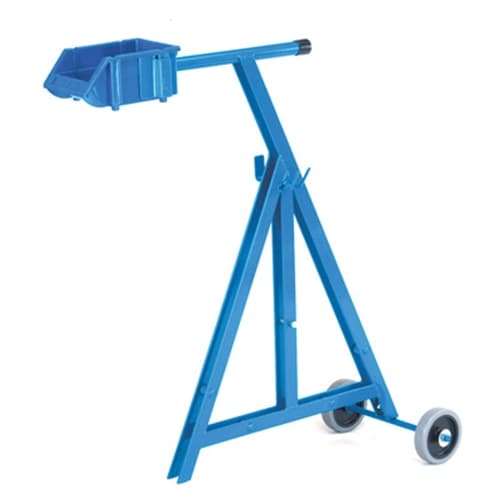 Steel Strapping Dispenser with Wheels and Storage Tub
