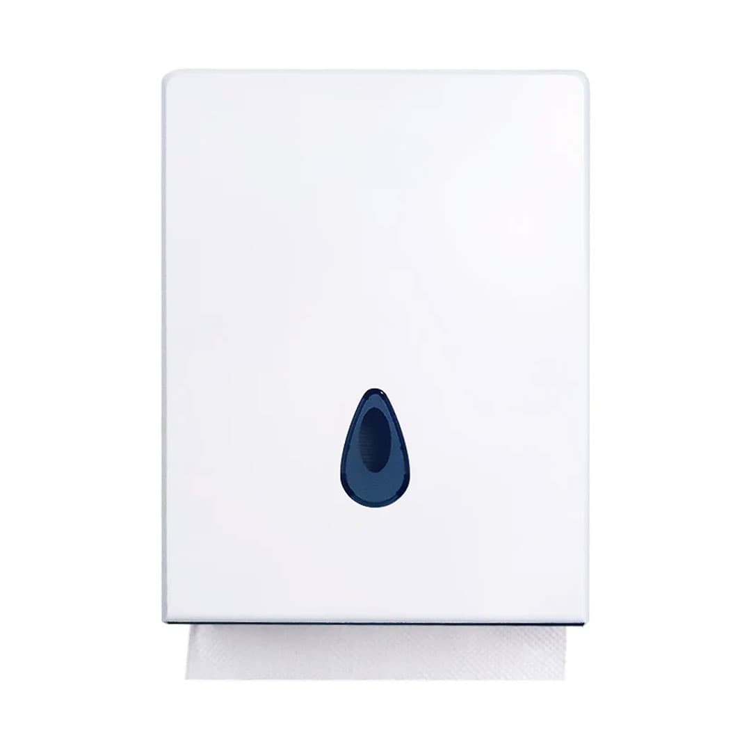 White Slimline Multifold Hand Towel Dispenser