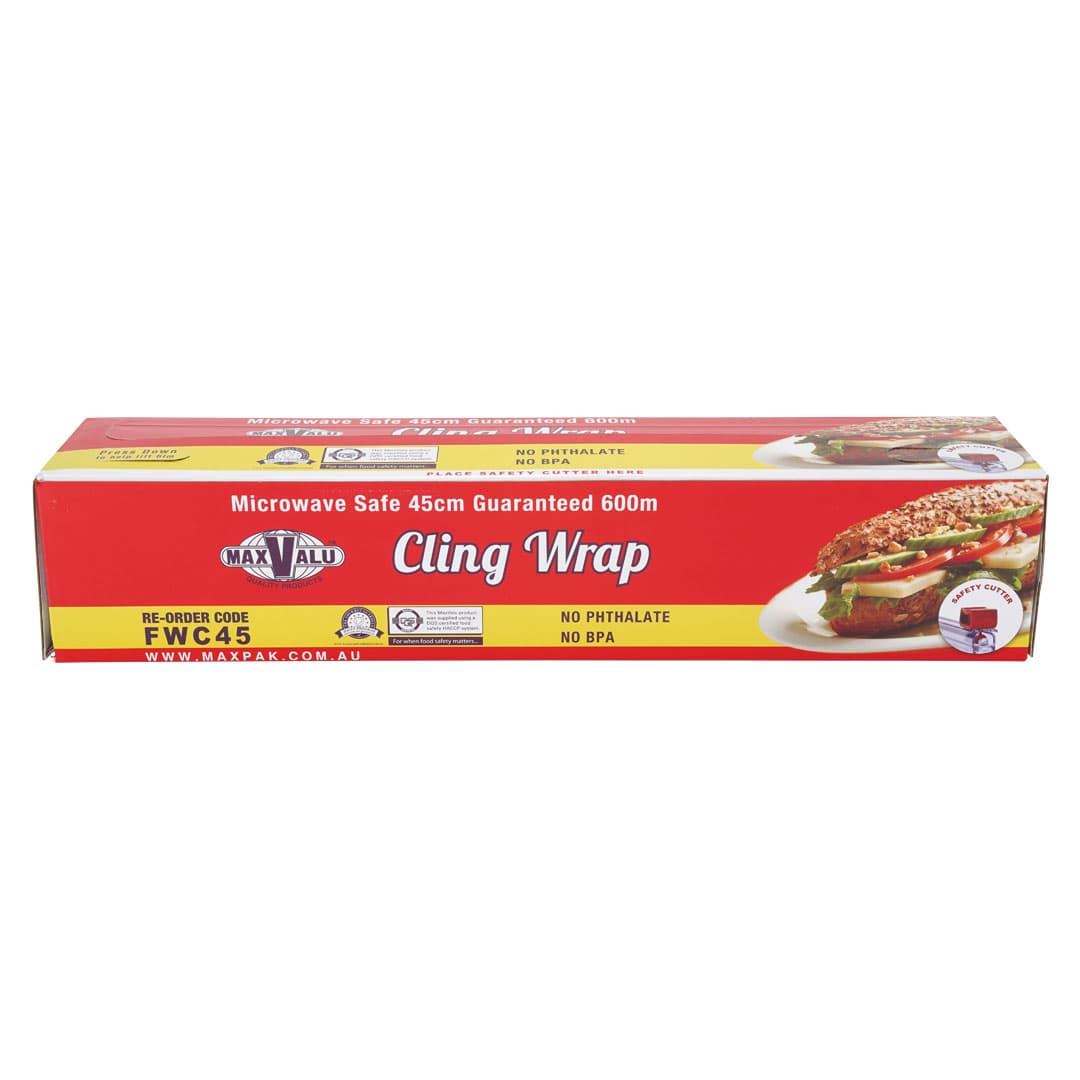 Clear PE Cling Wrap With Dispenser
