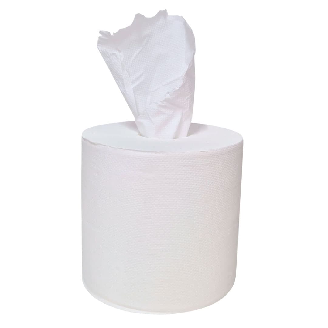 1 Ply 300m Virgin Coreless Centre Pull Roll Towels