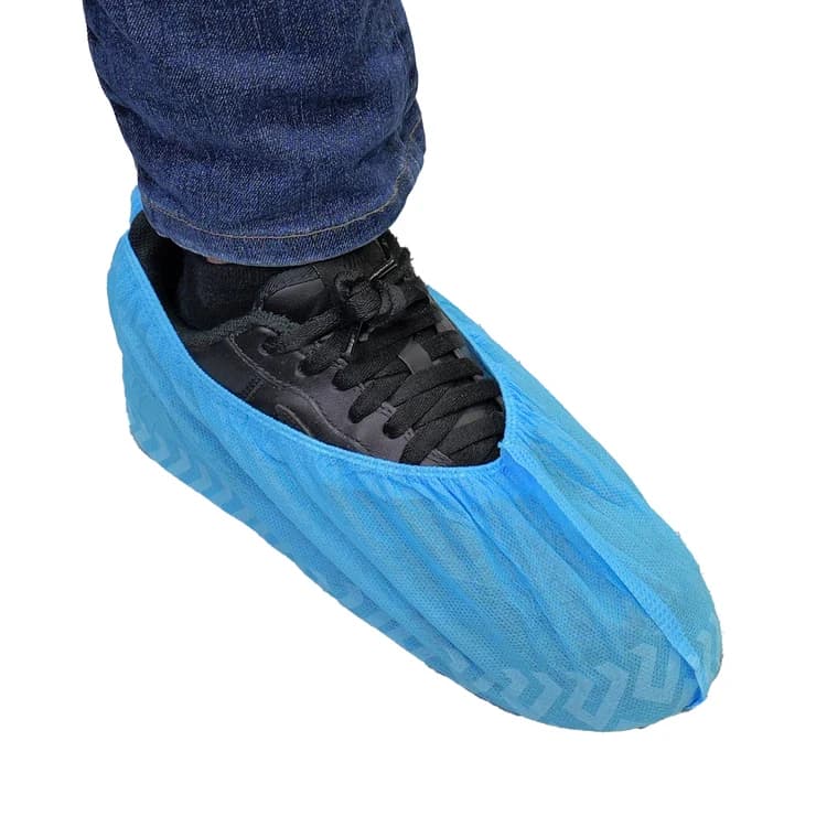 Blue Non-Skid Shoe Cover for Dry Areas